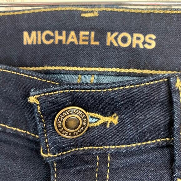 MICHAEL KORS High Rise Skinny Jeans, Dark Wash Women's Size 6 NWT - Picture 4 of 9